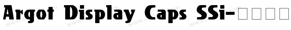 Argot Display Caps SSi字体转换